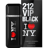Carolina Herrera, 212 Vip Black I Love NY Eau de Parfum para Hombre, 100 ML